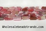 CNG8395 15.5 inches 8*18mm - 10*25mm freeform agate beads