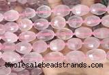 CNG8507 11*15mm - 13*18mm faceted nuggets rose quartz beads