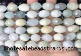 CNG8513 15.5 inches 10*12mm - 11*16mm faceted nuggets aquamarine beads