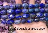 CNG8573 12*16mm - 15*20mm faceted nuggets lapis lazuli beads