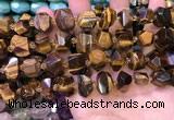 CNG8597 12*16mm - 13*18mm faceted nuggets yellow tiger eye beads