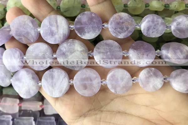 CNG8655 15.5 inches 10mm - 20mm freeform lavender amethyst beads