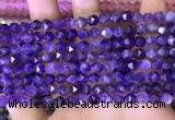 CNG8700 15.5 inches 6mm faceted nuggets amethyst gemstone beads