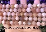 CNG8742 15.5 inches 8mm faceted nuggets moonstone gemstone beads