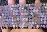 CNG8746 15.5 inches 6mm faceted nuggets grey moonstone beads