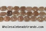 CNG8812 15.5 inches 16mm - 20mm faceted freeform moonstone beads