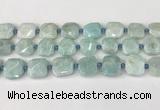 CNG8816 15.5 inches 16mm - 20mm faceted freeform amazonite beads