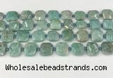 CNG8817 15.5 inches 16mm - 20mm faceted freeform amazonite beads