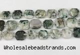 CNG8820 15.5 inches 16mm - 20mm faceted freeform jade beads