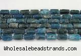 CNG8864 15.5 inches 8*12mm - 10*16mm nuggets matte apatite beads