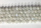 CNG9052 15.5 inches 10mm faceted nuggets white moonstone gemstone beads