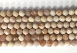 CNG9081 15.5 inches 8mm faceted nuggets moonstone gemstone beads