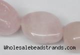 CNG97 15.5 inches 10*18mm - 18*25mm nuggets rose quartz gemstone beads