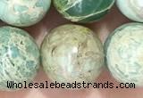 CNI369 15.5 inches 10mm round blue impression jasper beads