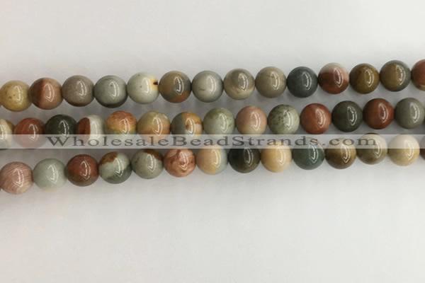 CNI371 15.5 inches 8mm round American picture jasper beads