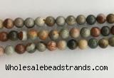 CNI372 15.5 inches 10mm round American picture jasper beads