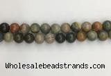 CNI373 15.5 inches 12mm round American picture jasper beads