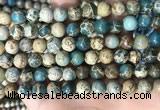 CNI402 15.5 inches 8mm round blue impression jasper beads