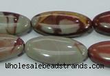 CNJ06 15.5 inches 15*30mm oval natural noreena jasper beads