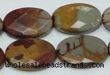 CNJ11 15.5 inches 18*25mm faceted oval natural noreena jasper beads