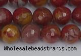 CNJ311 15.5 inches 10mm faceted round noreena jasper beads