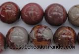 CNJ57 15.5 inches 16mm round noreena jasper beads wholesale