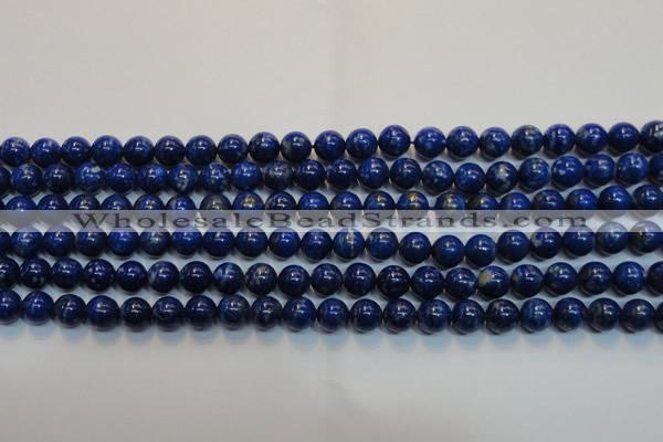 CNL1051 15.5 inches 7.5mm - 8mm round B+ grade natural lapis lazuli beads