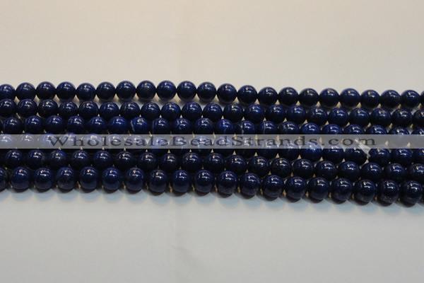 CNL1053 15.5 inches 7.5mm - 8mm round A grade natural lapis lazuli beads