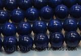 CNL1054 15.5 inches 7.5mm - 8mm round A+ grade natural lapis lazuli beads