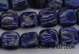 CNL1126 15.5 inches 10*10mm square lapis lazuli gemstone beads