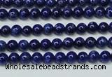 CNL1251 15.5 inches 4mm round natural lapis lazuli beads