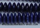 CNL1263 15.5 inches 5*12mm rondelle natural lapis lazuli beads