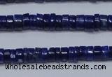 CNL1265 15.5 inches 3*6mm tyre natural lapis lazuli beads