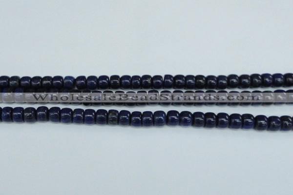 CNL1505 15.5 inches 6*9mm drum lapis lazuli beads wholesale