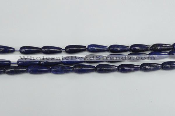 CNL1513 15.5 inches 10*30mm teardrop lapis lazuli beads wholesale