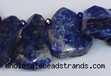 CNL1610 Top drilled 20*28mm - 25*35mm freeform lapis lazuli beads