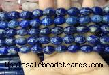 CNL1683 15.5 inches 8*11mm - 8*12mm rice lapis lazuli beads