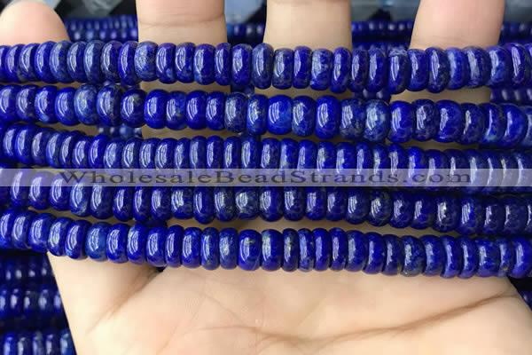 CNL1693 15.5 inches 3*7mm - 4*8mm rondelle lapis lazuli beads