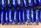 CNL1698 15.5 inches 3*10mm - 4*10mm rondelle lapis lazuli beads