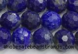 CNL1731 15 inches 8mm faceted round lapis lazuli beads