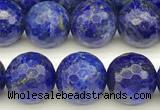 CNL1736 15 inches 8mm faceted round lapis lazuli beads