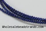 CNL200 15.5 inches 3mm round natural lapis lazuli beads wholesale