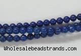 CNL203 15.5 inches 4mm round natural lapis lazuli beads wholesale