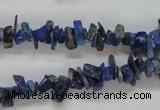 CNL244 15.5 inches 3*10mm chip natural lapis lazuli beads wholesale