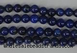 CNL401 15.5 inches 4mm round natural lapis lazuli gemstone beads