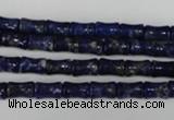 CNL432 15.5 inches 5*7mm bone natural lapis lazuli gemstone beads