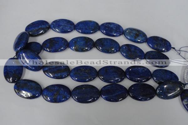 CNL486 15.5 inches 20*30mm oval natural lapis lazuli gemstone beads