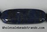 CNL489 15.5 inches 18*48mm oval natural lapis lazuli gemstone beads