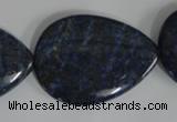 CNL507 15.5 inches 25*35mm flat teardrop natural lapis lazuli beads