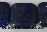 CNL518 15.5 inches 30*30mm square natural lapis lazuli gemstone beads